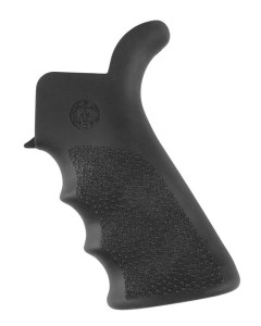 Hogue AR-15/M-16 Rubber Grip Beavertail with Finger Grooves Black
