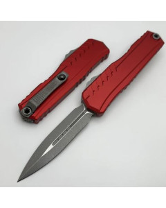 Microtech Cypher II Auto OTF 3.55" Double Edge Apocalyptic Blade