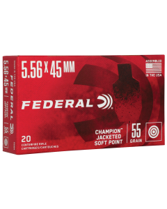 Federal American Eagle 5.56x45 NATO 55gr SP 20rd Box