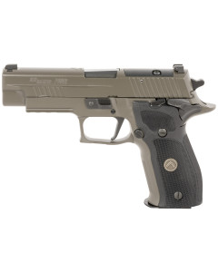 Sig Sauer P226 Legion Full Size Frame SAO 9mm Luger 15+1, 4.40" Black Carbon Steel Barrel, Legion Gray Cerakote Optic Ready/Serrated Stainless Steel Slide, Legion Gray Cerakote Aluminum Frame w/Beavertail & Picatinny Rail, Black G10