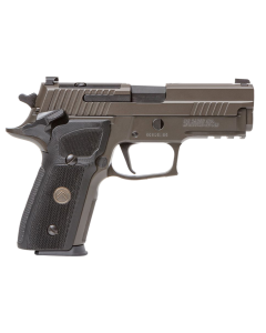 Sig Sauer P229 Legion Compact Frame 9mm Luger 10+1, 3.90" Black Carbon Steel Barrel, Legion Gray Cerakote Serrated Stainless Steel Slide, Legion Gray Cerakote Aluminum Frame w/Beavertail & Picatinny Rail, Black G10 w/Legion Medallion Grip