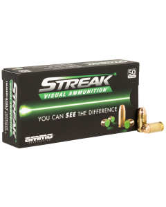Ammo Inc Streak Visual (Green) 380 ACP 100gr TMC 50rd Box