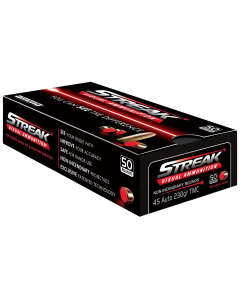 Ammo Inc Streak Visual (Red) 45 ACP 230gr TMC 50rd Box