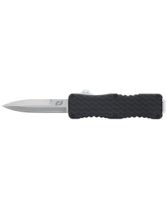 Schrade Uproar D/A OTF Bayonet Plain Satin D2 Steel Blade 4.25" Aluminum Handle