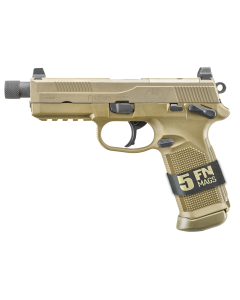 FN FNX Tactical Bundle 45 ACP 5.30", 15+1, Ambi Controls, FDE, 5 Magazines