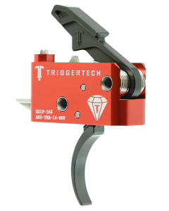 TriggerTech Diamond Two-Stage Black Pro Curved Trigger - 1.50-4 lbs Draw