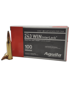 Aguila 243 Win 100gr InterLock BTSP 20rd Box
