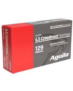 Aguila 6.5 Creedmoor 129gr InterLock BTSP 20rd Box