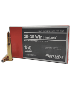 Aguila 30-30 Win 150gr InterLock BTSP 20rd Box