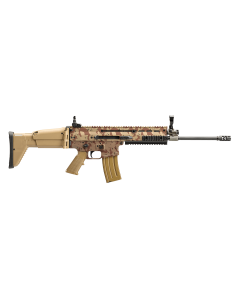 FN SCAR 16S 5.56x45mm NATO 30+1 16" Black Anodized Steel Threaded Barrel, Picatinny Rail Aluminum Receiver, Synthetic Adjustable Black Hogue Finger Groove Grip Ambidextrous