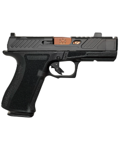 Shadow Systems CR920XP 9mm 15+1 3.65" Compensated/Match Grade Spiral Barrel, Black Nitride Optic Cut/Serrated/Window Cut Slide, Black Polymer Frame w/Beavertail & Picatinny Rail