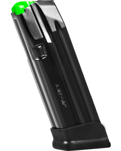 Mec-Gar 18-Round Magazine for Glock 19 – 9mm, Black Steel/Polymer, Model MGG191800A