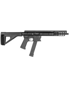 TNW Firearms Aero Survival Pistol 9mm Luger 10.25" 33+1 Black Hard Coat Anodized Black Polymer SB Tactical Arm Brace