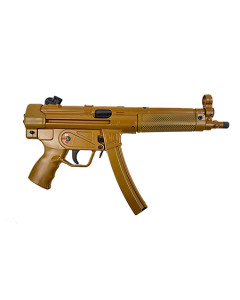 MAC 5 Exclusive Color 9mm Luger 30+1 8.90" Black Phosphate Steel Threaded Barrel, RAL 8000 Black Optic Cut Receiver/Frame, Black Grip, Ambidextrous