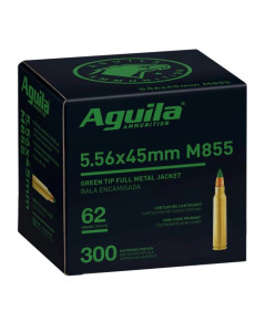 Aguila 5.56 NATO M855 62gr FMJ Green Tip - All Ammo Ships Free!!
