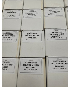 Igman 7.62x51 mm Ball M80 20rd Box