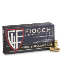 Fiocchi 380 ACP 95gr FMJ 50rd Box