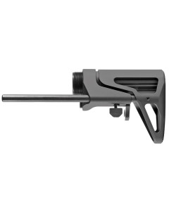 Maxim Defense SCW Stock - Black | 5-Position Adjustable | Standard Buffer | 4" Collapsed Length
