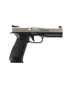 Arsenal Firearms Strike One Speed Pistol - Black - Stainless | 9mm | 5" Barrel | 2 x 17rd Mags | Competition Straight Trigger | Fiber Optic Front Sight