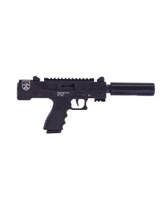 Masterpiece Arms Pistol - Black | 9mm | 4.5" Threaded Barrel | 17rd | W- Faux Suppressor