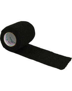 3 inch x 5 yards Cohesive Latex Wrap - Black