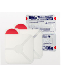 Compact Chest Seal Dressing - HYFIN Vented