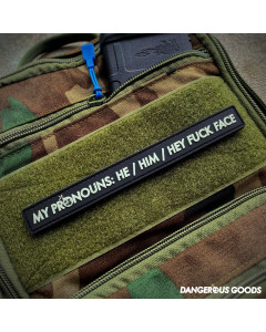 Dangerous Goods “MY PRONOUNS” PVC Morale Patch