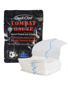 QuikClot Combat Gauze Z-Folded LE 3 x 4yds