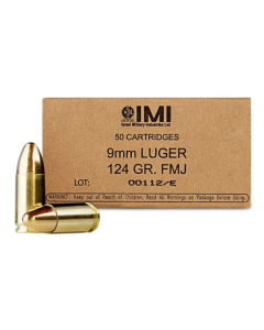 IMI Systems 9MM LUGER - 124 GRAIN FMJ