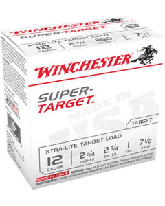 Winchester Super Target Xtra-lite 12ga 2.75" #7.5 250rd Case
