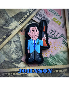 Zero Fucks Action Heroes ‘POINT BREAK’ PVC Mini Patch - Johnson