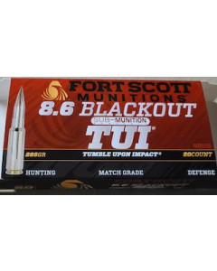 Fort Scott 8.6 Blackout Sub-Munition SCS TUI 285gr 20rd Box
