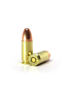 Grind Hard Ammo 9MM 115GR FMJ - 50 ROUNDS