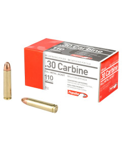 Aguila Ammunition 30 Carbine, 110 Grain, Full Metal Jacket, 50 Round Box 1E302110