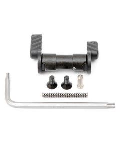 Battle Arms Development, Inc. Ambidextrous Safety Selector 2 Lever Kit, Standard and Short Levers, Fits Short Throw Compatible ARReceivers Only, 45 Degree Short Throw, Black Finish, 100-009-866