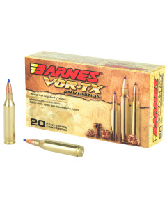 Barnes VOR-TX, 243WIN, 80 Grain, Tipped Triple Shock X, Boat Tail, Lead Free, 20 Round Box, California Certified Nonlead Ammunition 21522