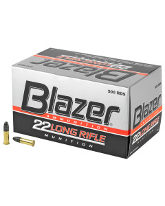 Blazer Ammunition Blazer, 22LR, High Velocity, Lead, 500 Round Brick 21