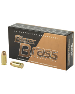 Blazer Ammunition Blazer Brass, 45 ACP, 230 Grain, Full Metal Jacket, 50 Round Box