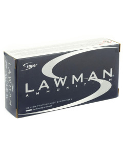 Speer Ammunition Speer Lawman, Training, 9mm, 115 Grain, Total Metal Jacket, 50 Round Box 53650