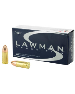 Speer Ammunition Speer Lawman, Training, 9mm, 124 Grain, Total Metal Jacket, 50 Round Box 53651