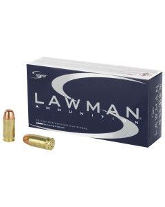 Speer Ammunition Speer Lawman, Training, 45ACP, 185 Grain, Total Metal Jacket, 50 Round Box 53654