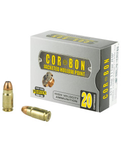 CorBon Self Defense, 357SIG, 115 Grain, Jacketed Hollow Point, 20 Round Box 357SIG115