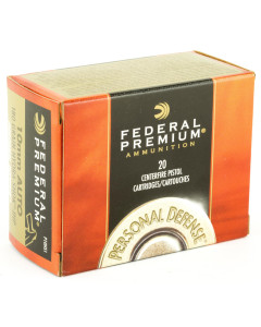 Federal Hydra-Shok, 10MM, 180 Grain, Hollow Point P10HS1