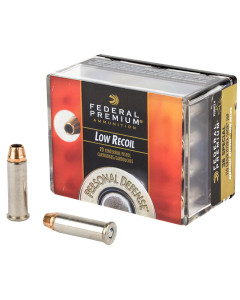 Federal Premium Personal Defense (LR), 38 Special, 110 Grain, Hydra-Shok Jacketed Hollow Point, Low Recoil, 20 Round Box PD38HS3H