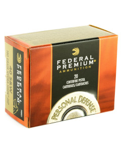 Federal Hydra-Shok, 40S&W, 180 Grain, Hollow Point, 20 Round Box P40HS1