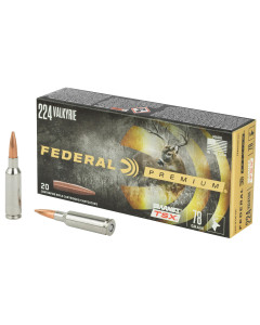 Federal Premium, Barnes, 224 Valkyrie, 78 Grain, Triple Shock X, 20 Round Box P224VLKBTSX1