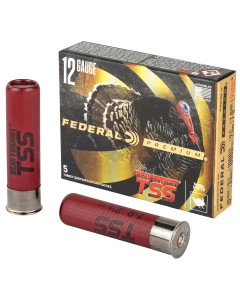 Federal Heavyweight TSS with Flightcontrol Flex, 12 Gauge 3.5", 7-9 Combo, 2 1-2oz Shot, 5 Round Box, California Certified Nonlead Ammunition PTSSX195F 79