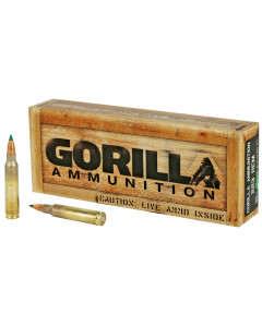 Gorilla Ammunition Company LLC Gorilla Ammunition, 223 Rem, 55 Grain, Sierra BlitzKing, 20-Box GA22355SBK
