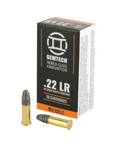 Gemtech Subsonic 22LR, 42 Grain, Round Nose, 50 Round Box 3009679