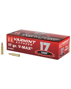 Hornady Varmint Express, 17HMR, 17Gr, V-Max, 200 Round Box 831702